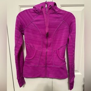 Athleta - Magenta Zip-Up Hoodie - XXS